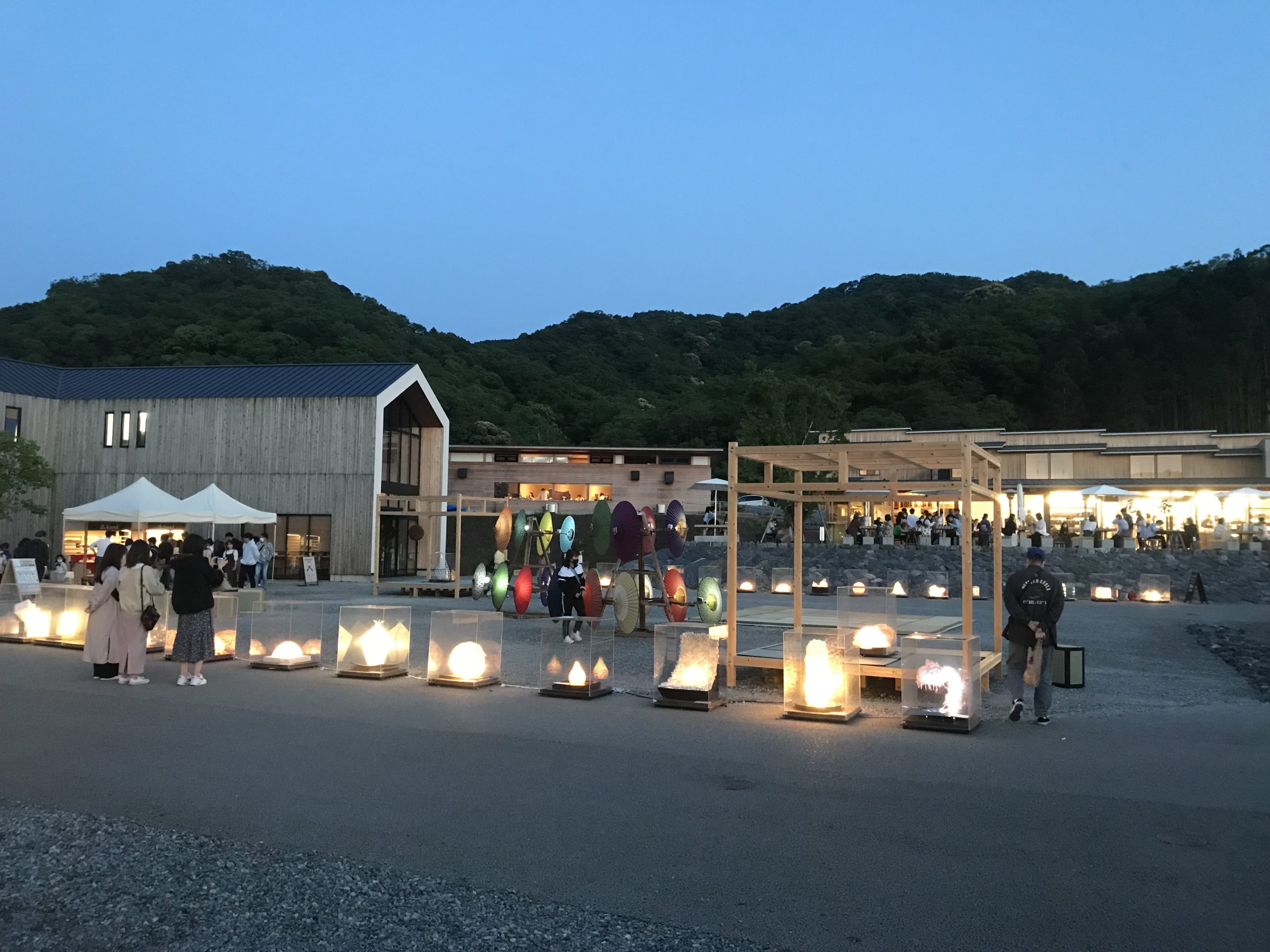 三重県の伝統文化イベント設営